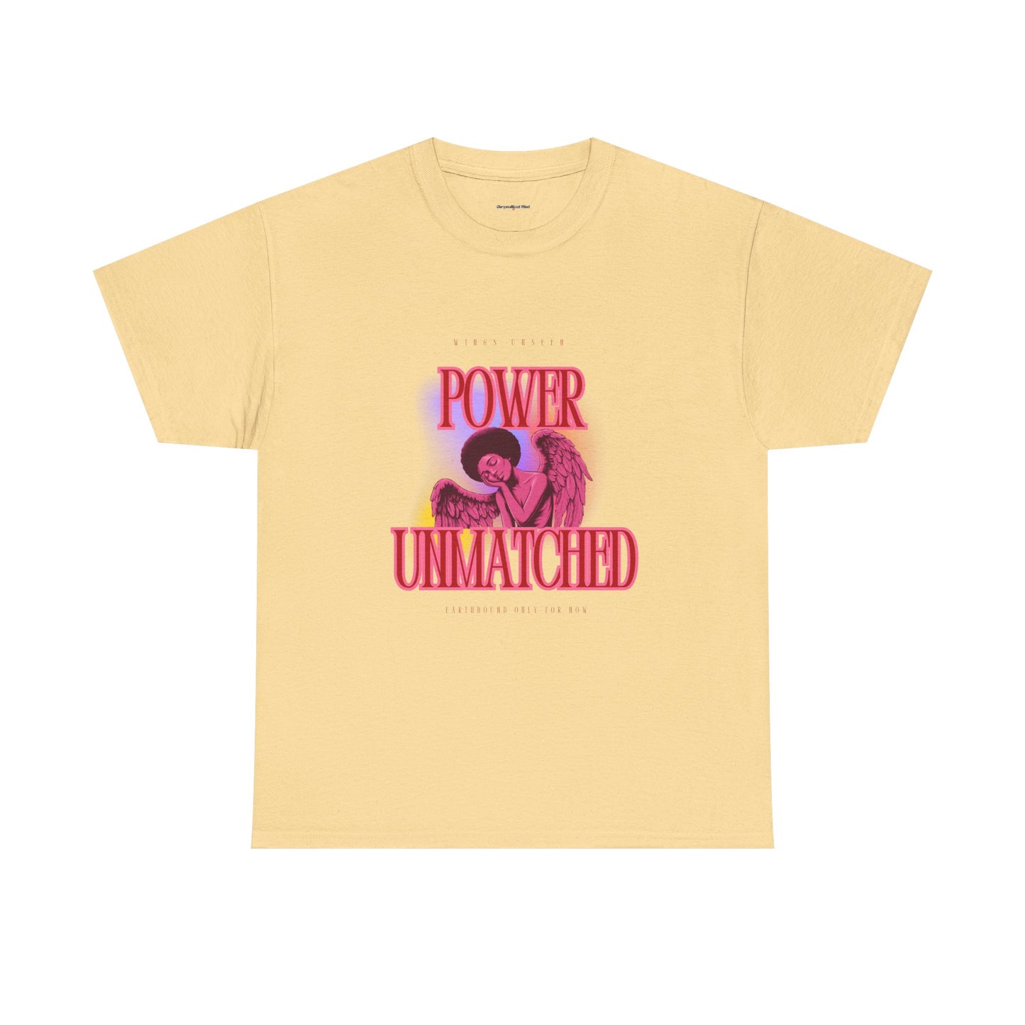 Power Unmatched- Unisex Heavy Cotton Tee - Inspirational Graphic T-Shirt