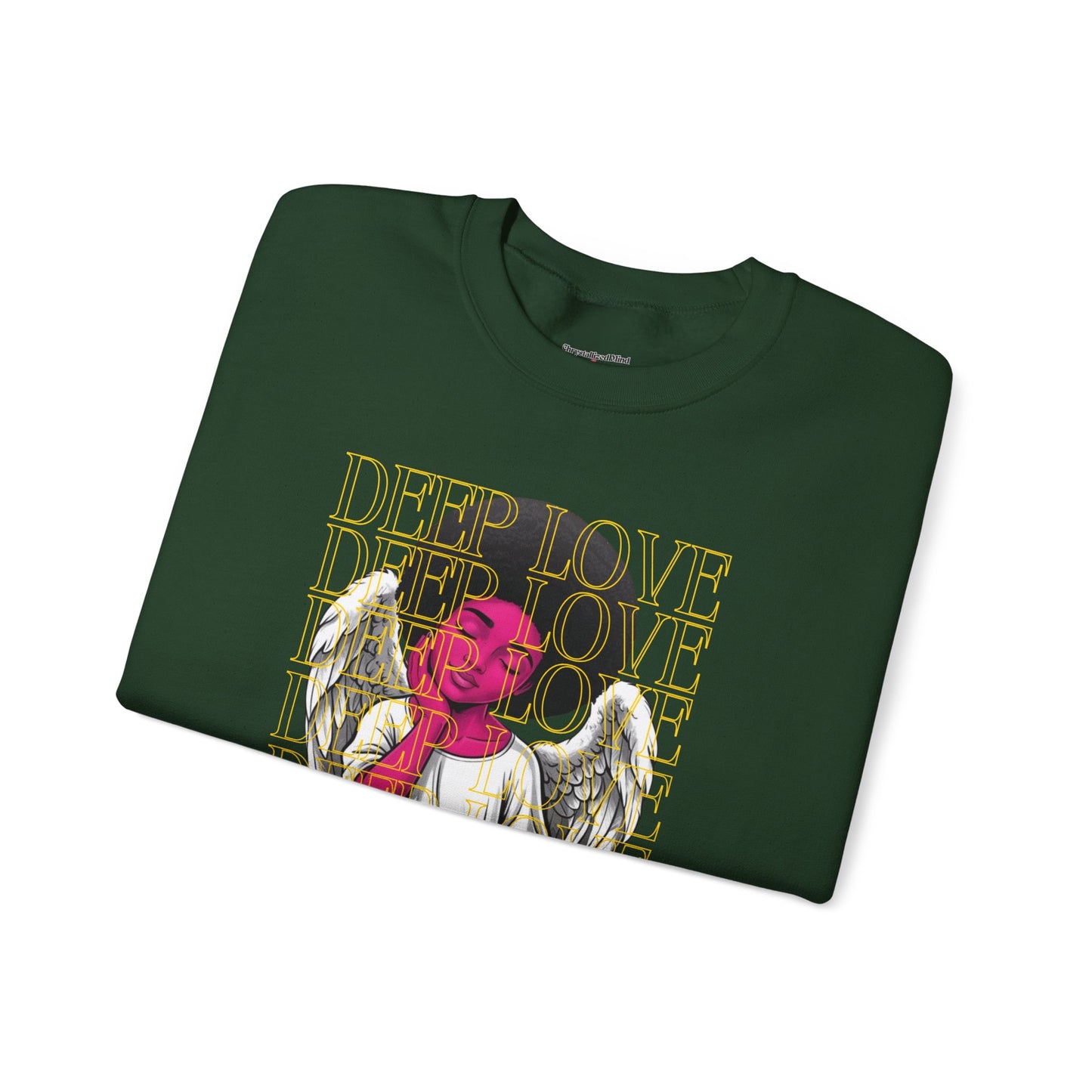 Deep Love Unisex Heavy Blend™ Crewneck Sweatshirt - Comfortable Casual Wear for Every Occasion
