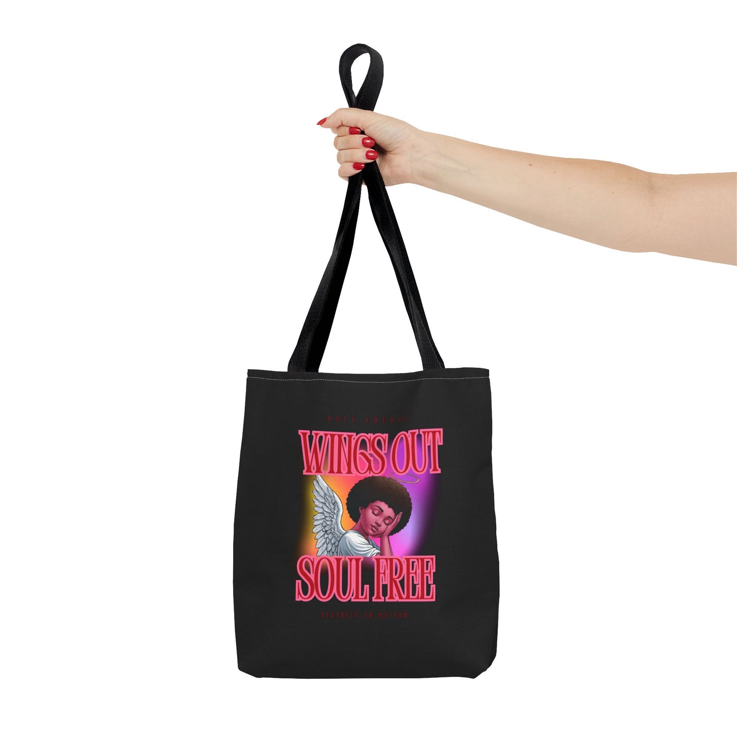 Wings Out Doubt Gone Tote Bag - Stylish & Inspirational Everyday Carry