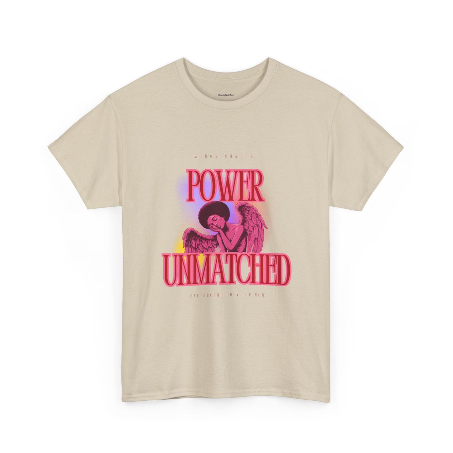 Power Unmatched- Unisex Heavy Cotton Tee - Inspirational Graphic T-Shirt