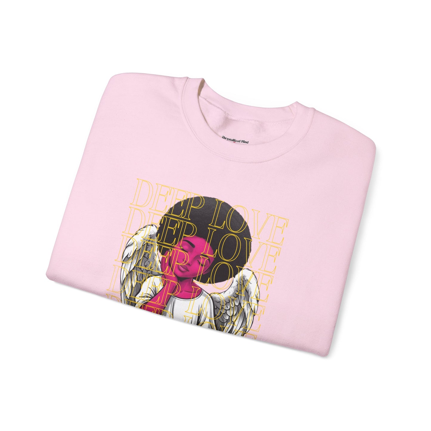 Deep Love Unisex Heavy Blend™ Crewneck Sweatshirt - Comfortable Casual Wear for Every Occasion