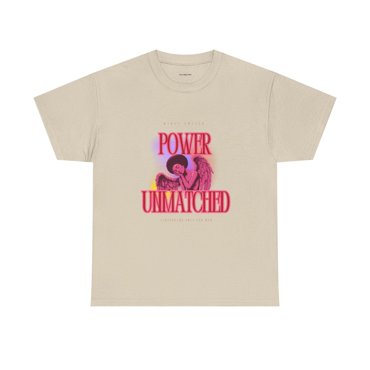 Power Unmatched- Unisex Heavy Cotton Tee - Inspirational Graphic T-Shirt