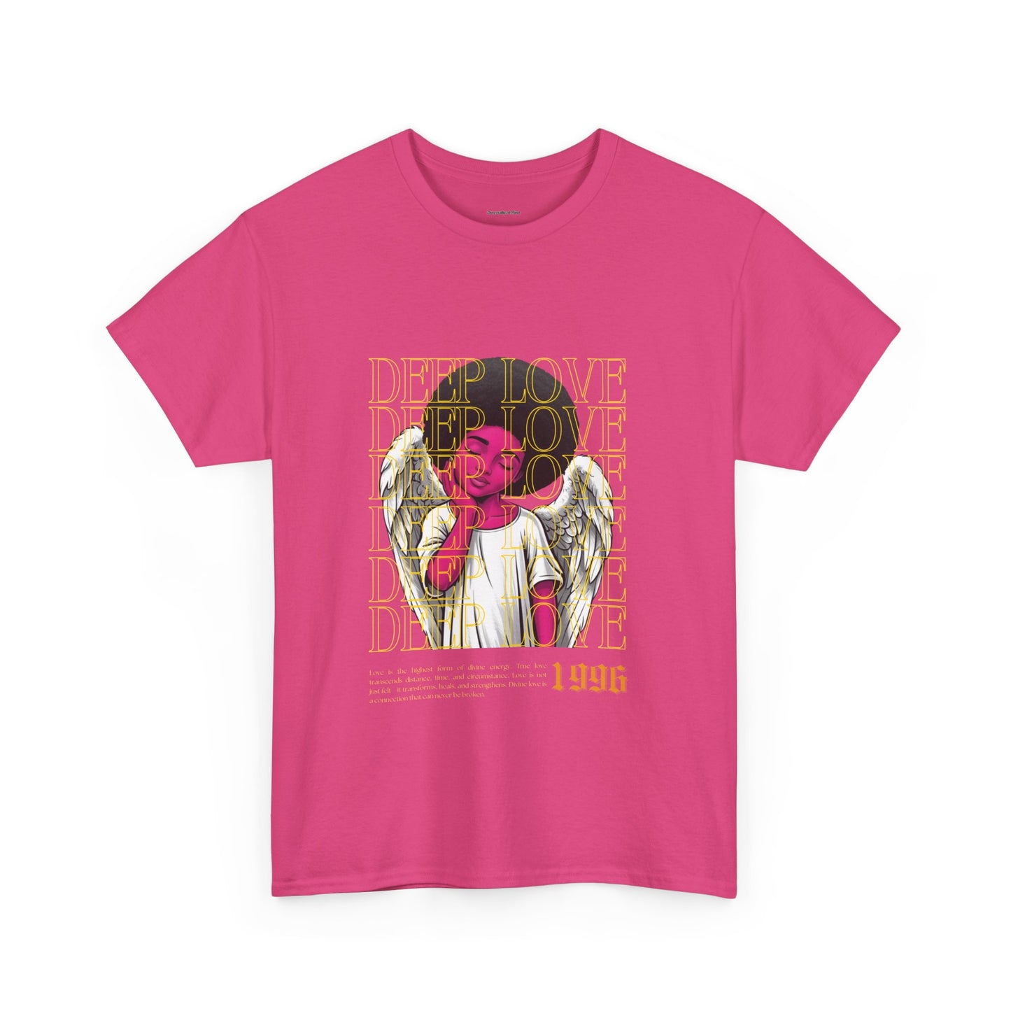 Deep Love Unisex Heavy Cotton Tee - Inspirational Graphic T-Shirt