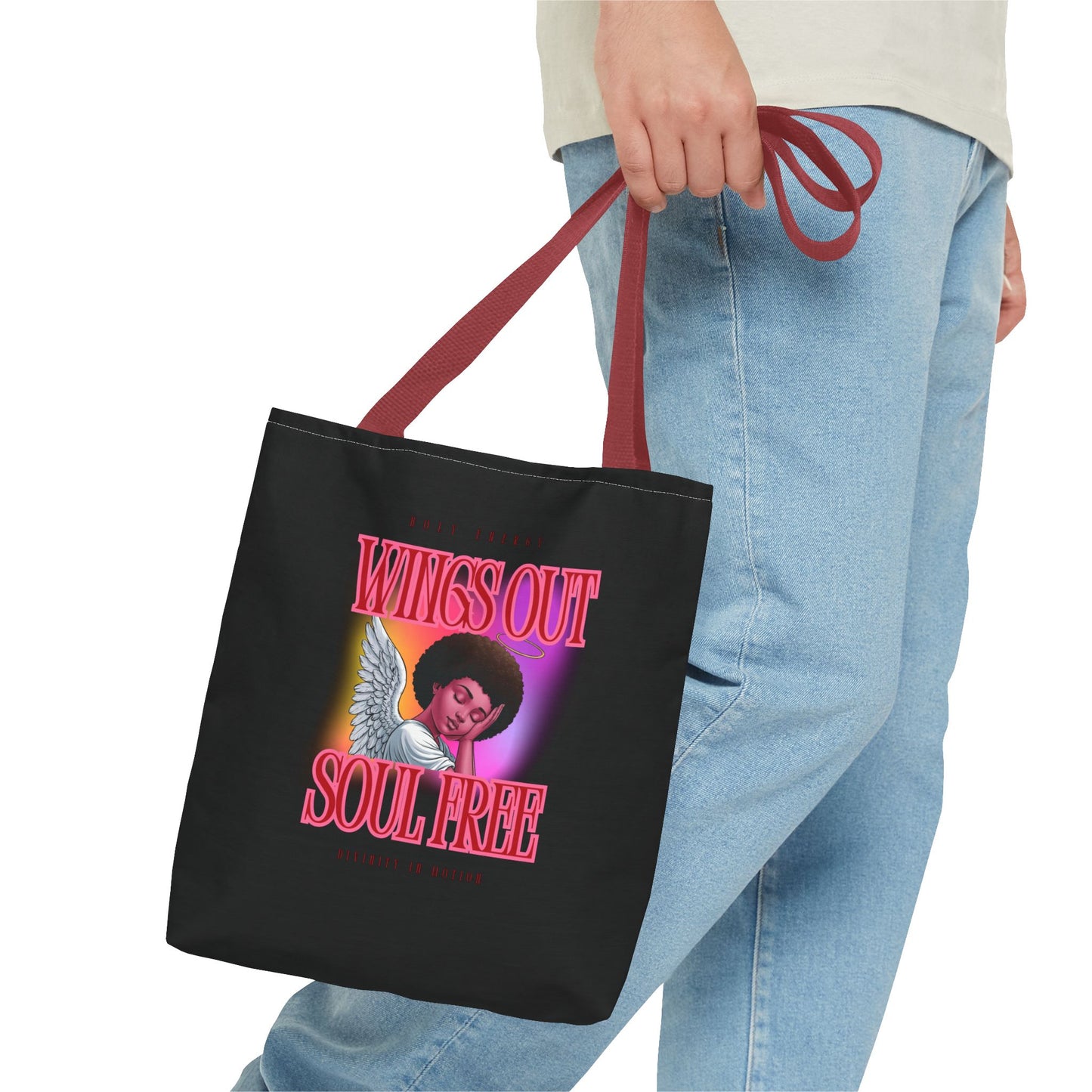 Wings Out Doubt Gone Tote Bag - Stylish & Inspirational Everyday Carry