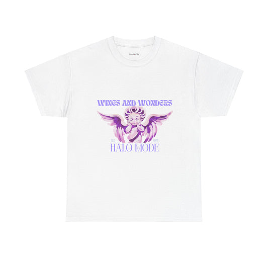 Wings and Wonders Unisex Heavy Cotton Tee - Inspirational Graphic T-Shirt