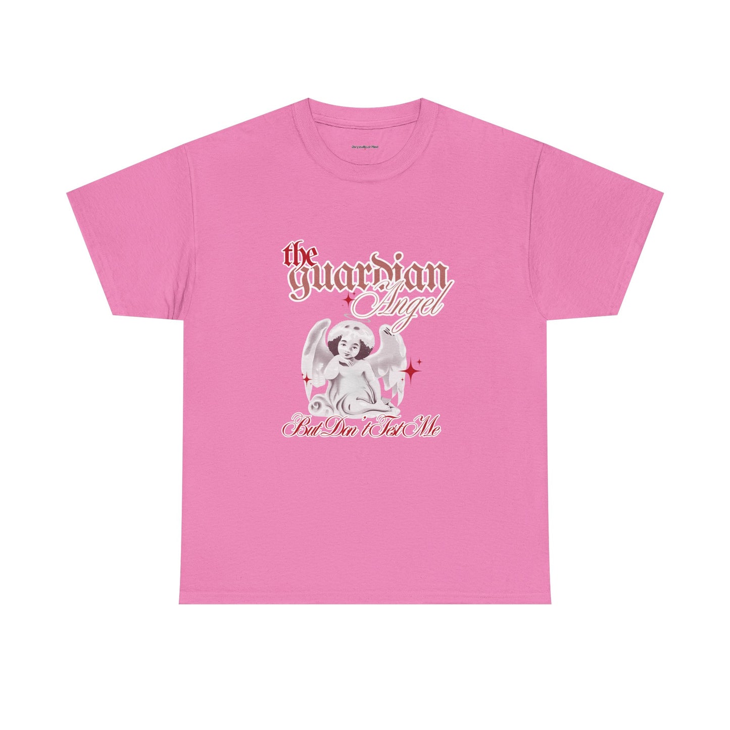 Guardian Angel Unisex Heavy Cotton Tee - Inspirational Graphic T-Shirt