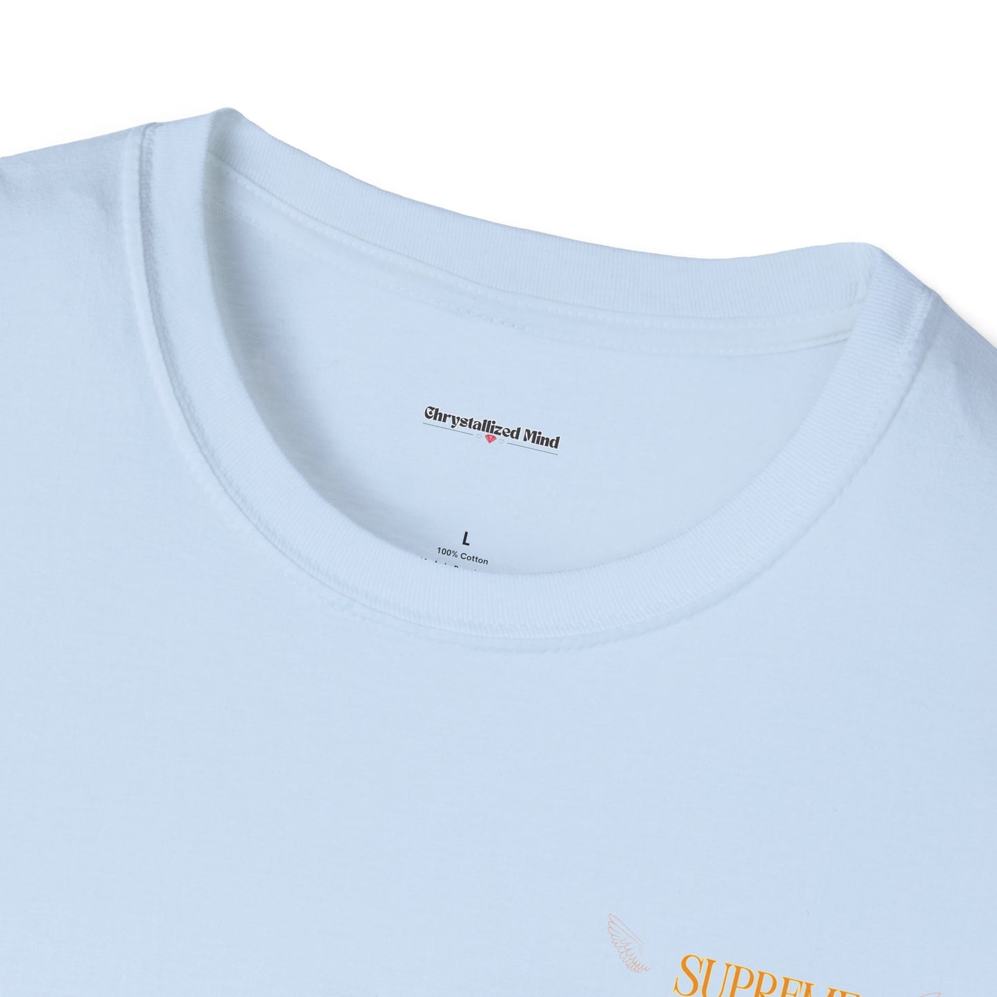 Seraphic Vibes Unisex Heavy Cotton Tee - Inspirational Graphic T-Shirt