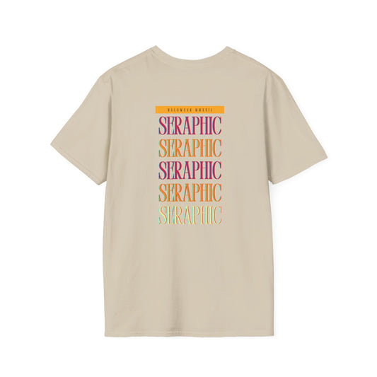 Seraphic Vibes Unisex Heavy Cotton Tee - Inspirational Graphic T-Shirt