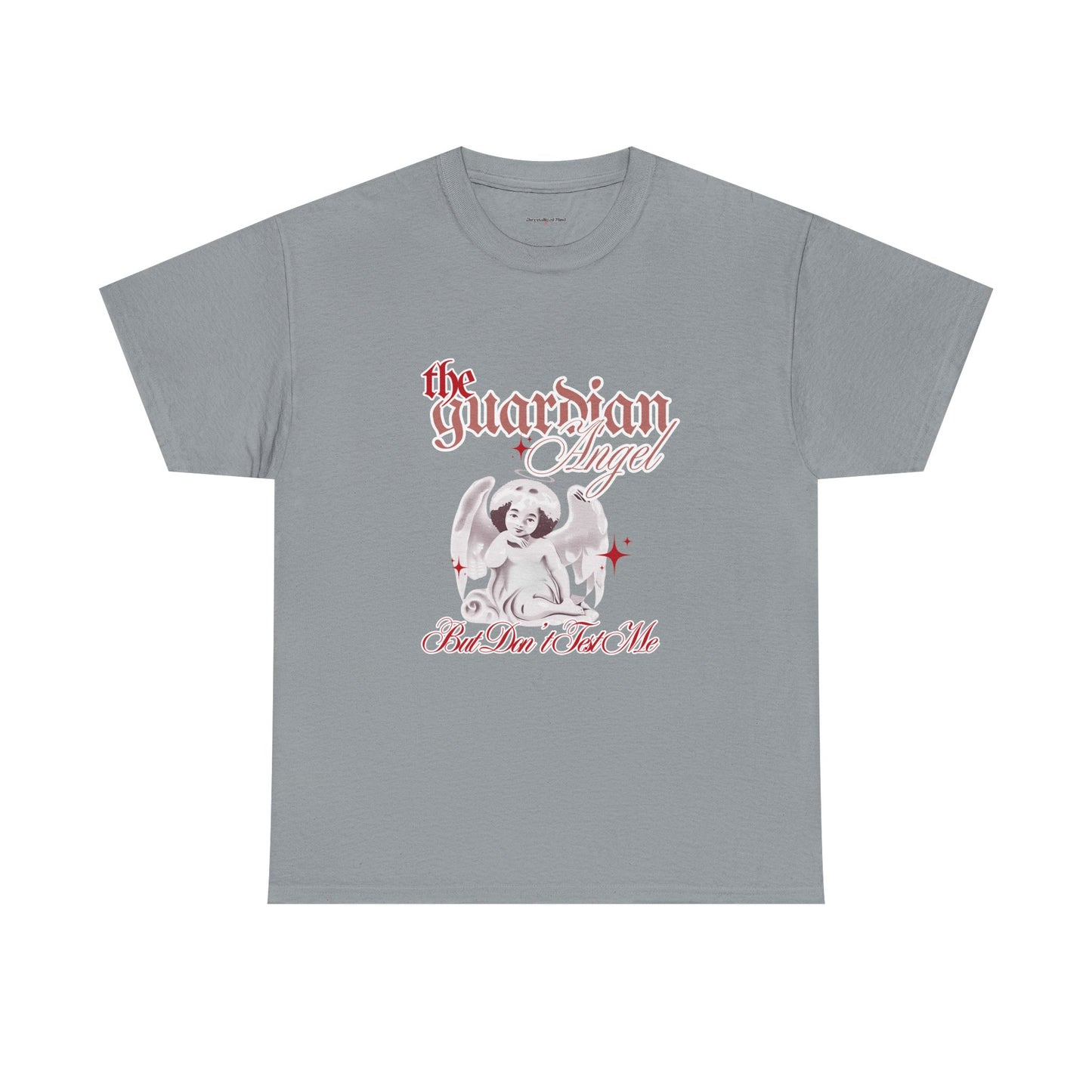 Guardian Angel Unisex Heavy Cotton Tee - Inspirational Graphic T-Shirt