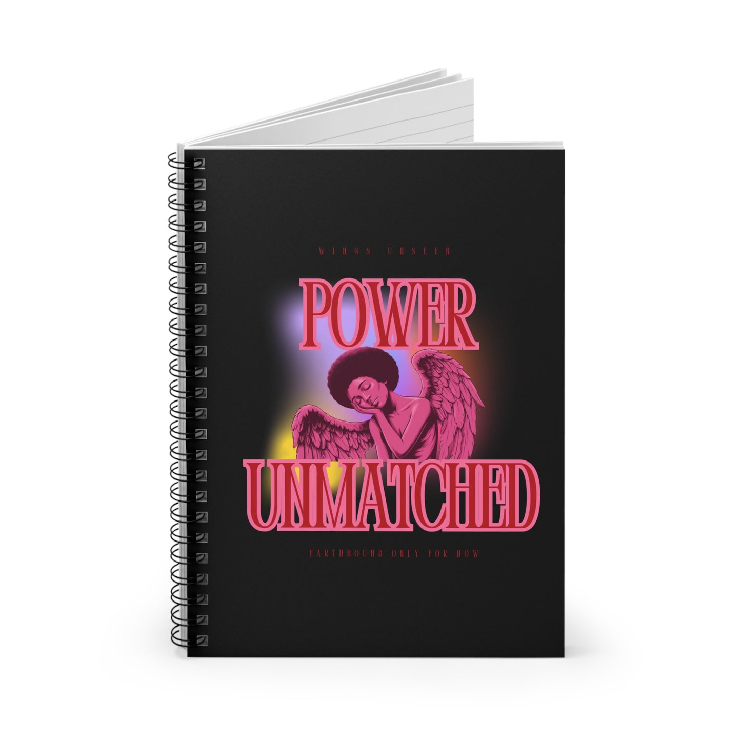 Power Unmatched Spiral Notebook - Ruled Lines with Inspirational Design