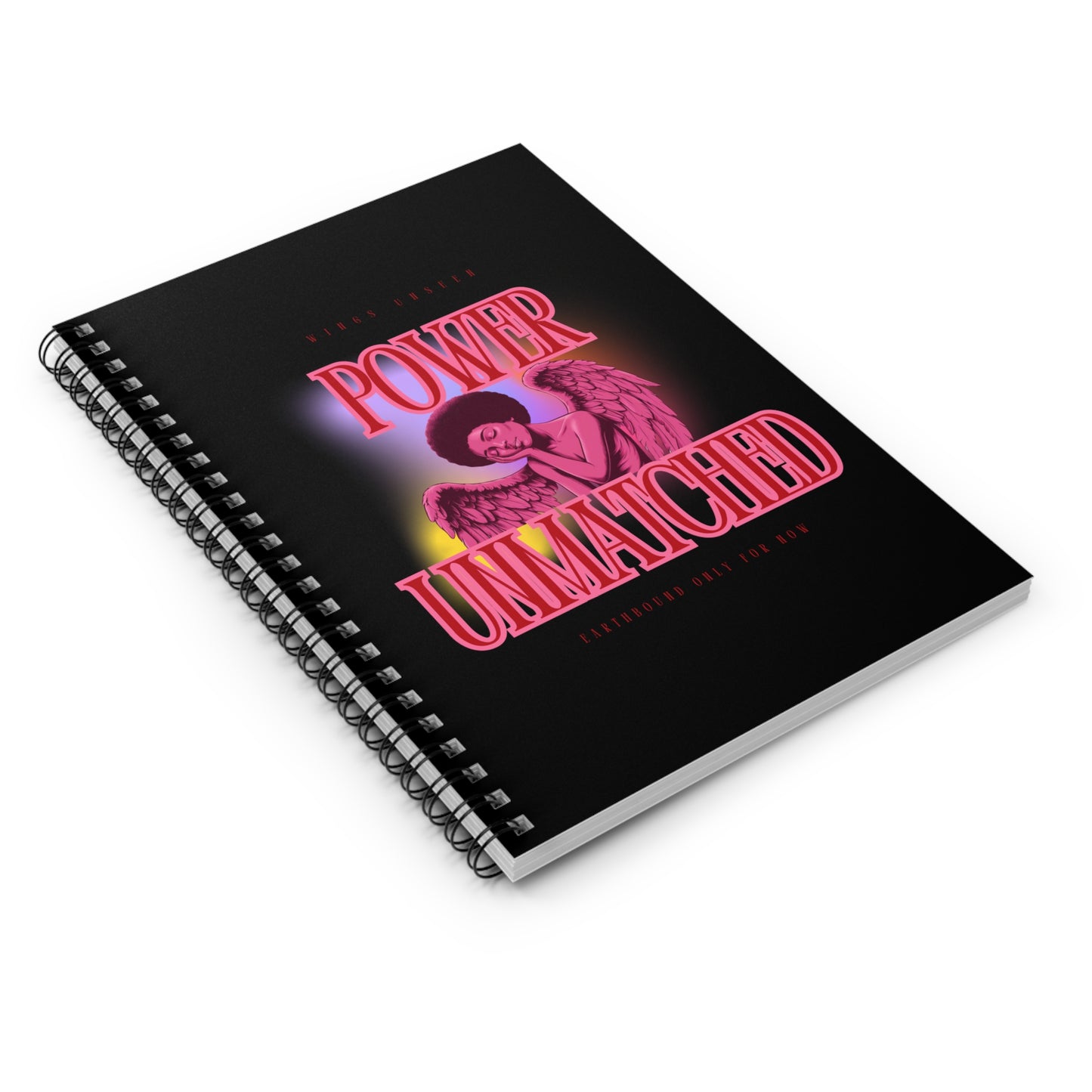 Power Unmatched Spiral Notebook - Ruled Lines with Inspirational Design