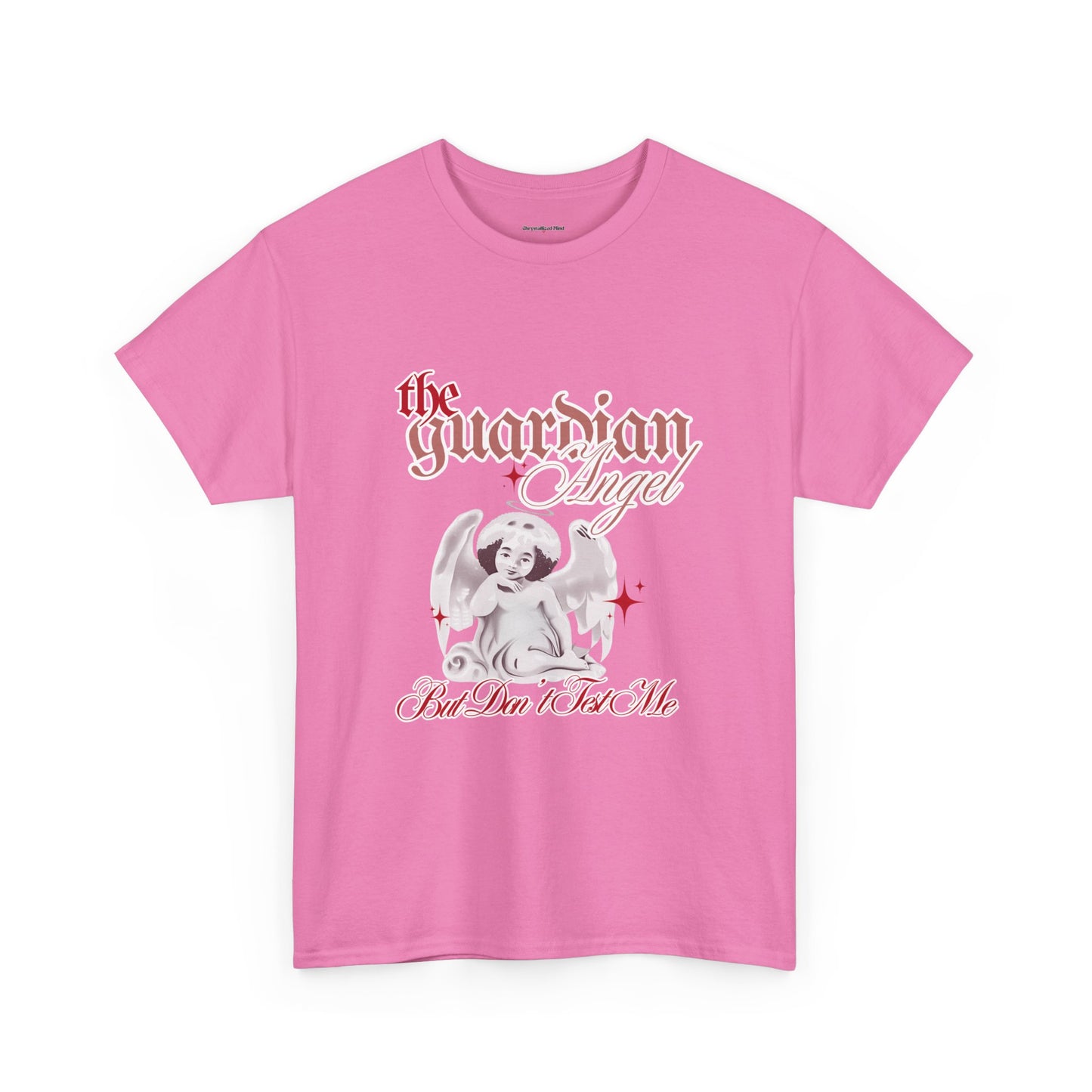 Guardian Angel Unisex Heavy Cotton Tee - Inspirational Graphic T-Shirt