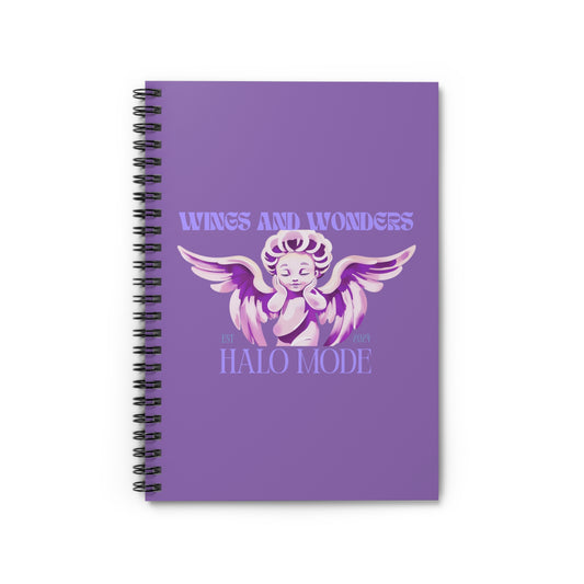 Wings and Wonders Spiral Notebook - Ruled Lines with Inspirational Design