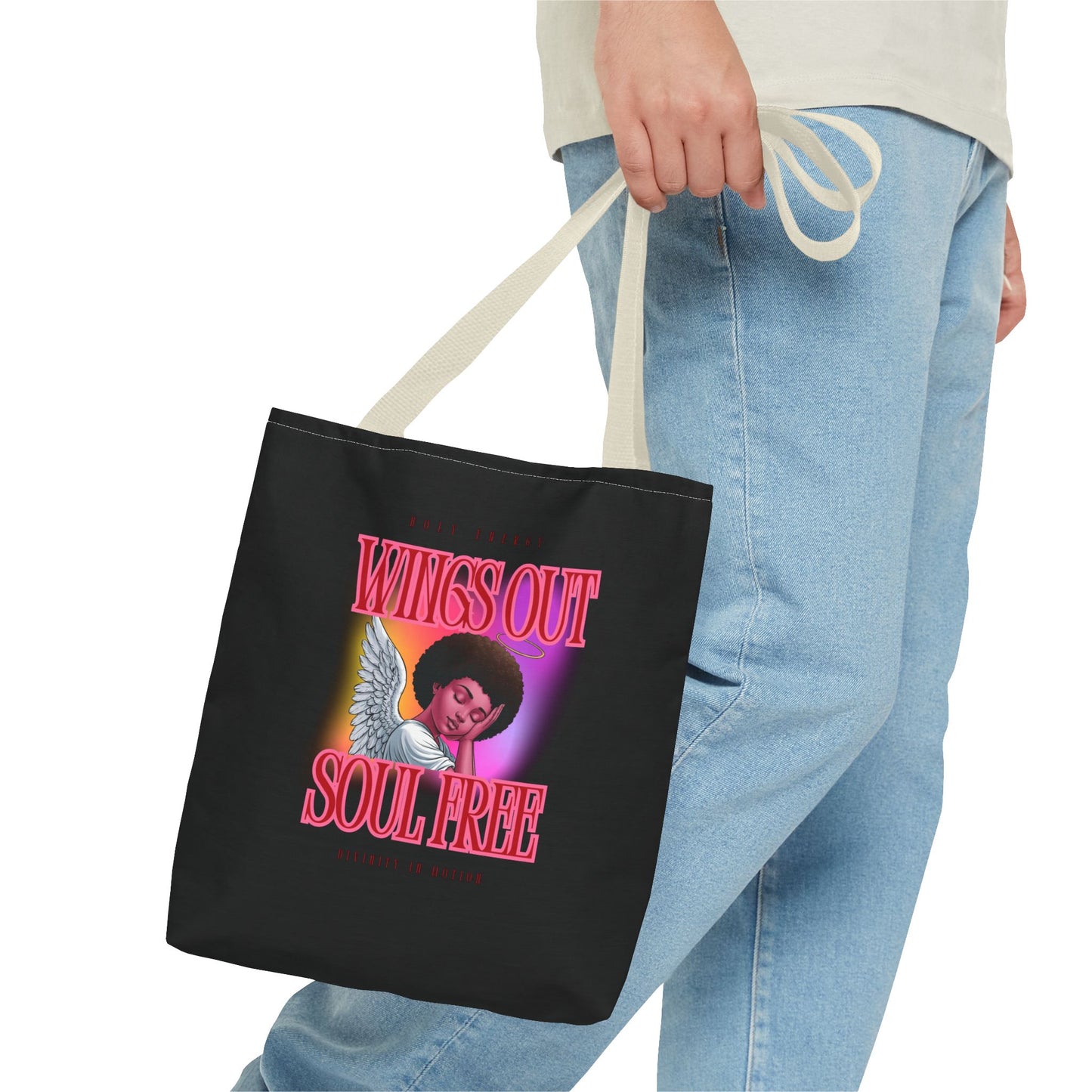 Wings Out Doubt Gone Tote Bag - Stylish & Inspirational Everyday Carry