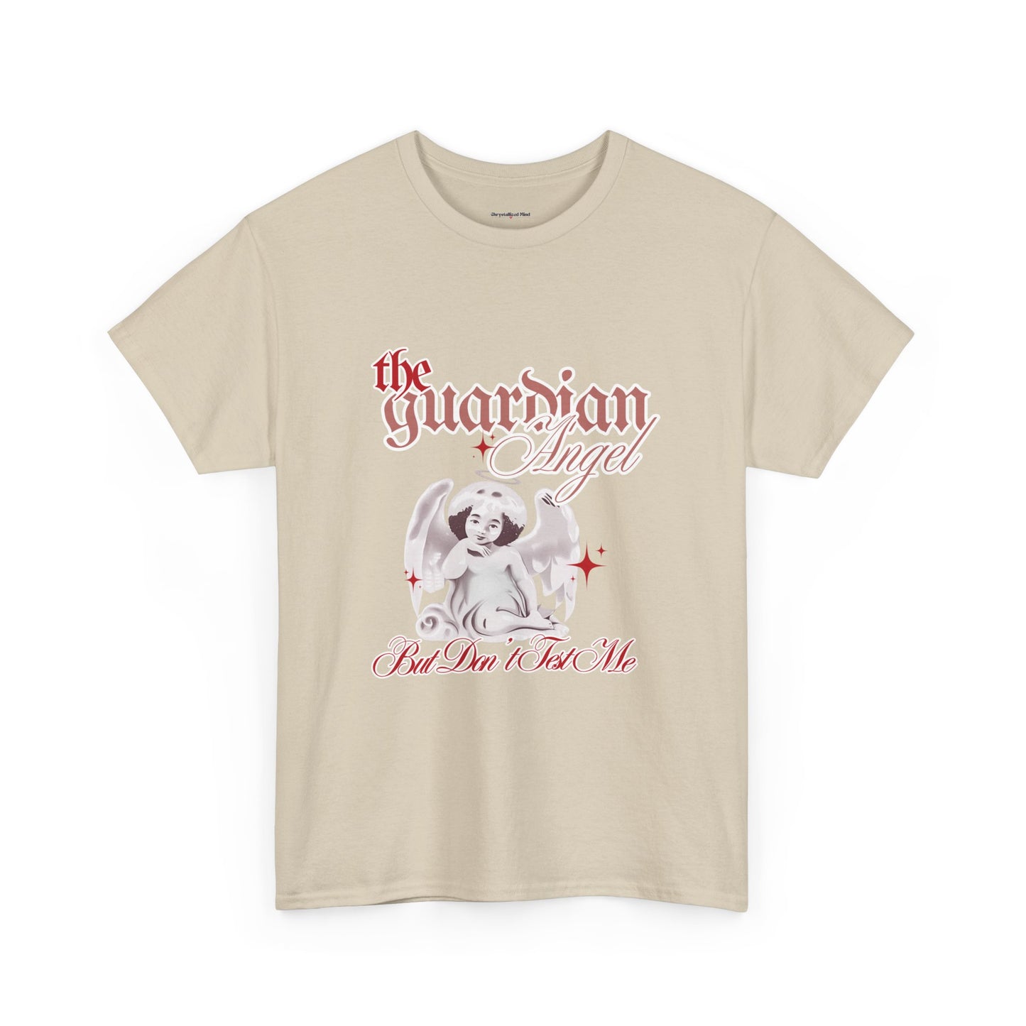 Guardian Angel Unisex Heavy Cotton Tee - Inspirational Graphic T-Shirt