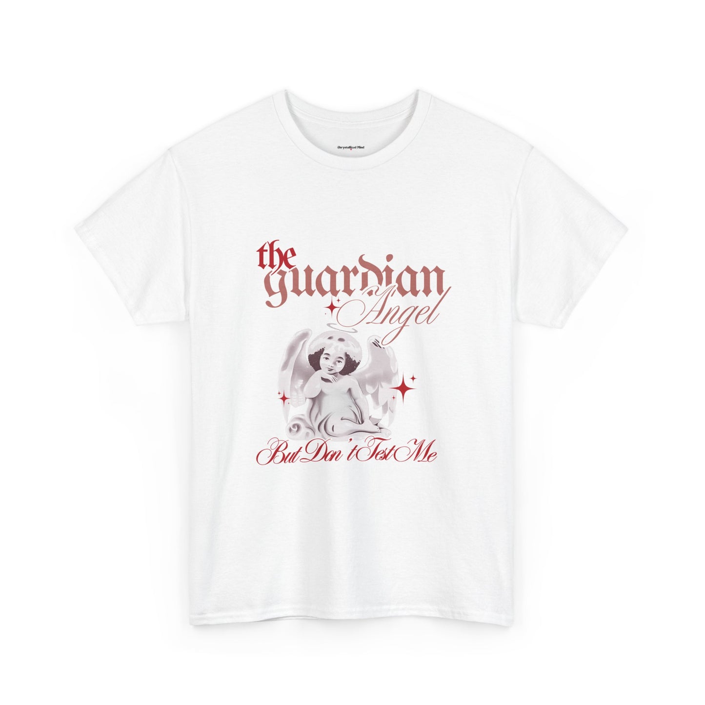 Guardian Angel Unisex Heavy Cotton Tee - Inspirational Graphic T-Shirt