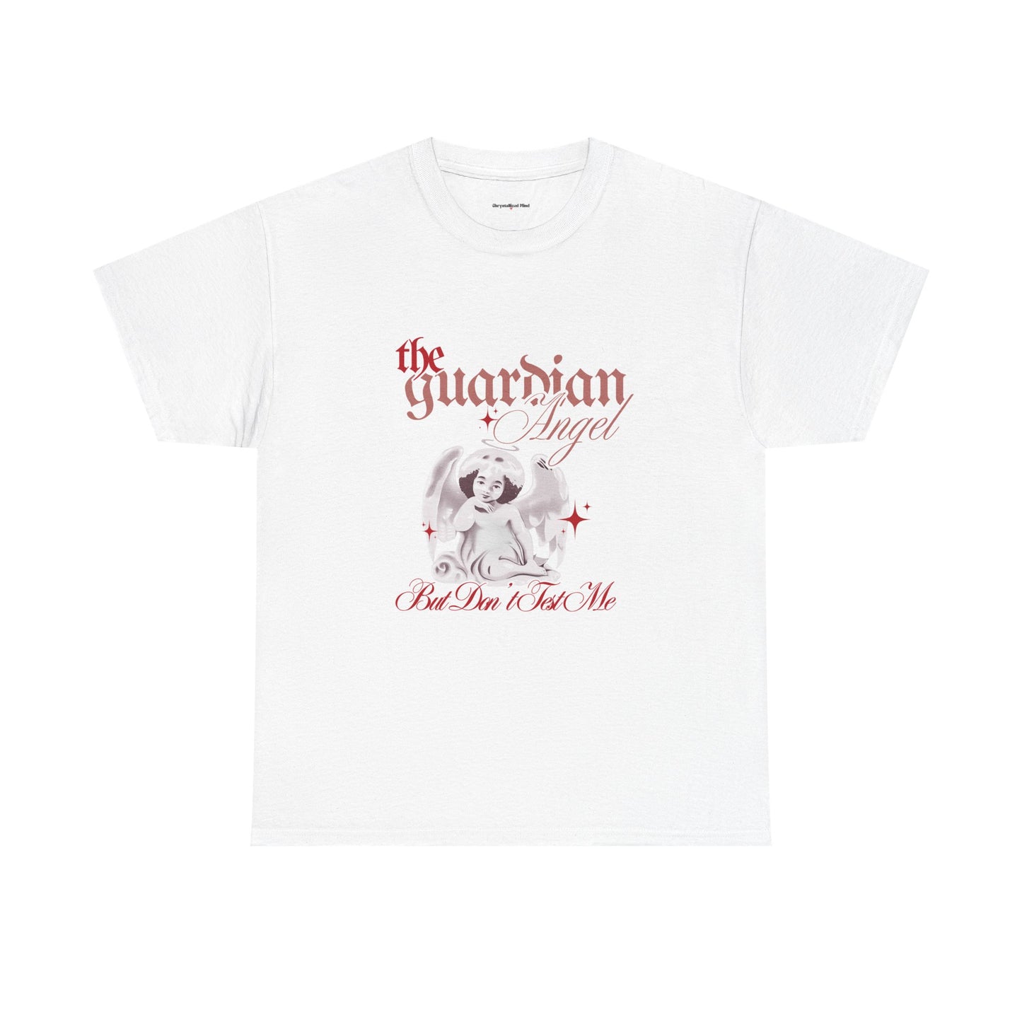 Guardian Angel Unisex Heavy Cotton Tee - Inspirational Graphic T-Shirt