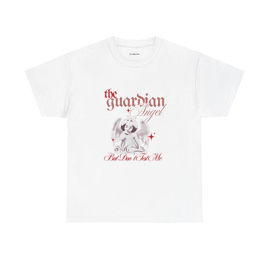 Guardian Angel Unisex Heavy Cotton Tee - Inspirational Graphic T-Shirt
