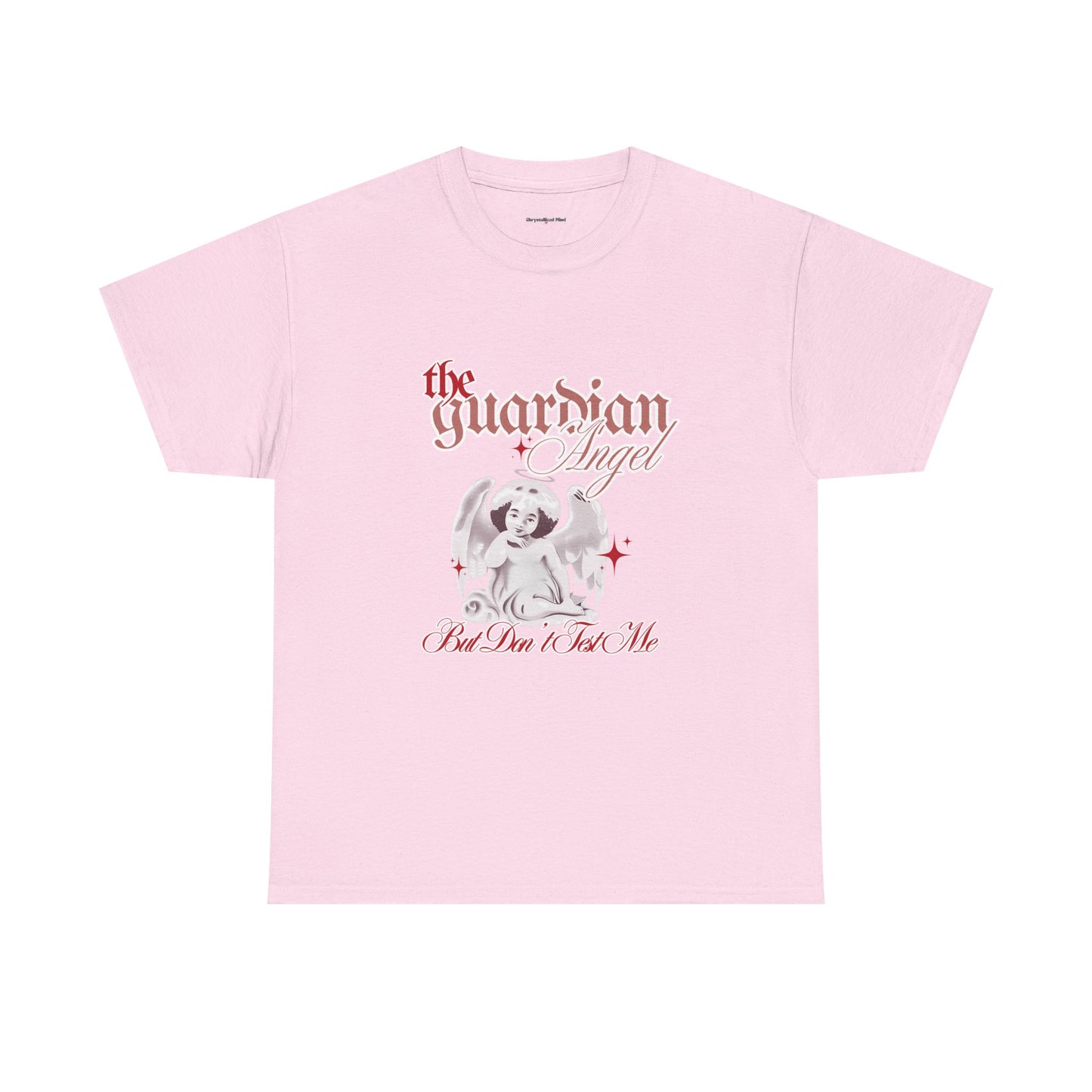 Guardian Angel Unisex Heavy Cotton Tee - Inspirational Graphic T-Shirt